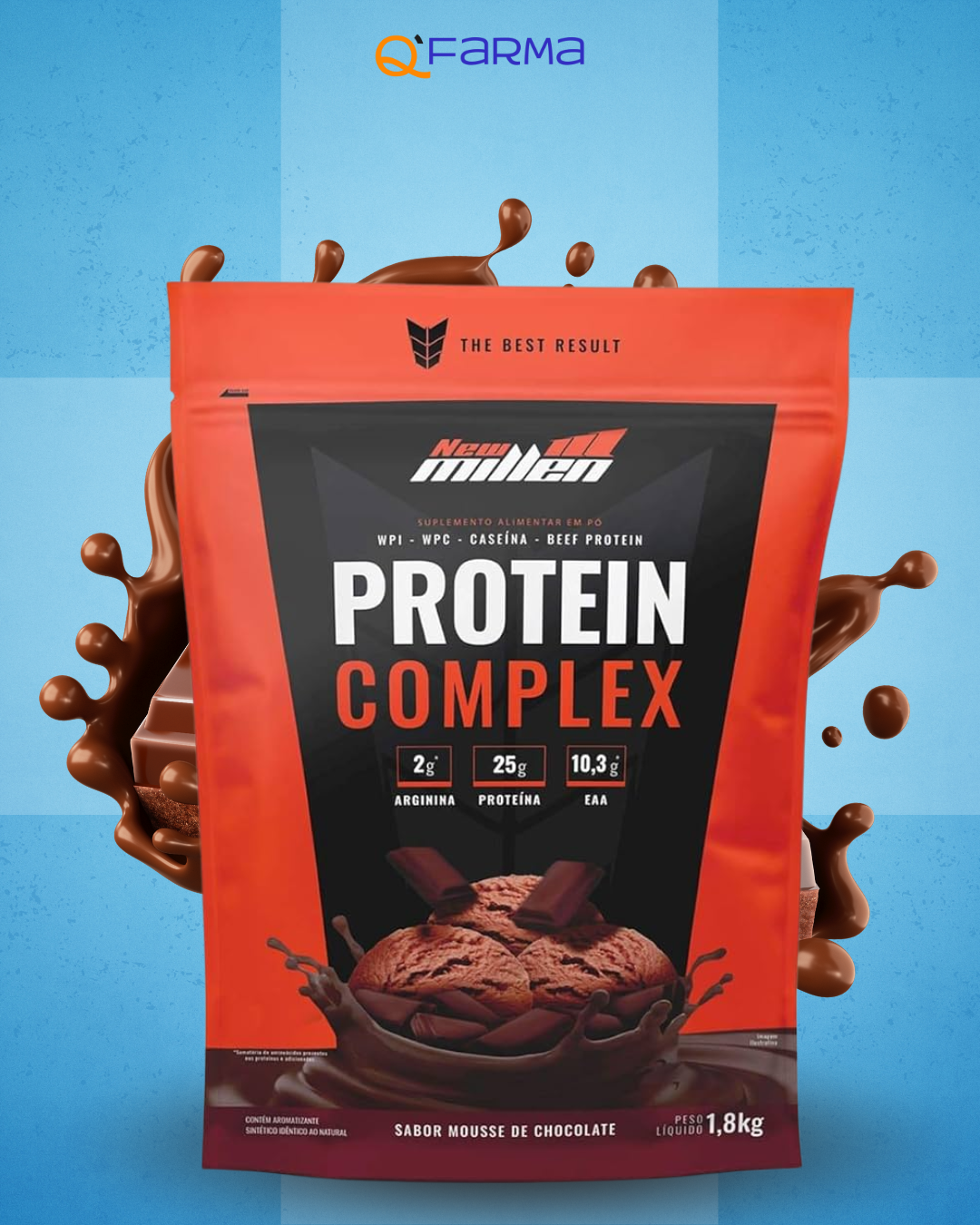 New Millen Whey Protein Complex Concentrado 1,8Kg