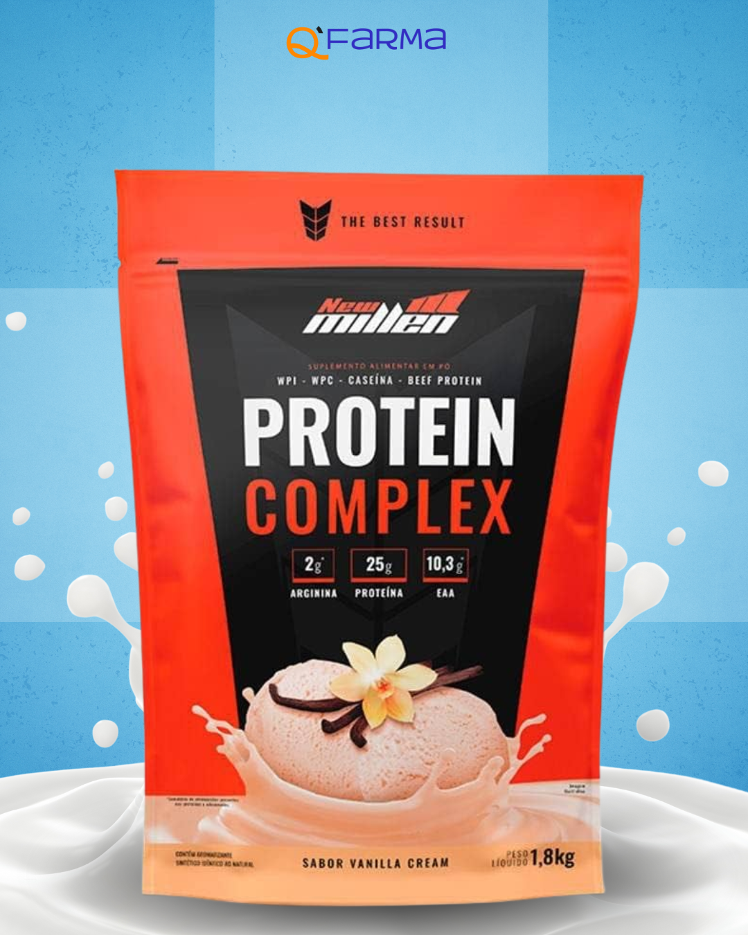 New Millen Whey Protein Complex Concentrado 1,8Kg