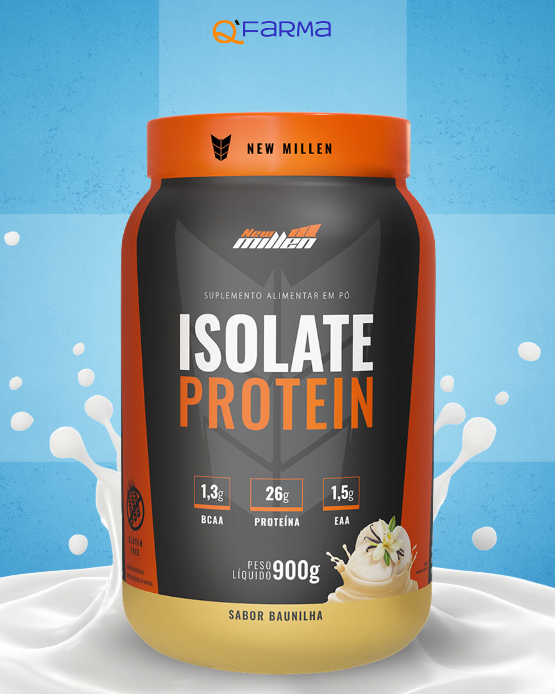 New Millen Isolate Protein 900g