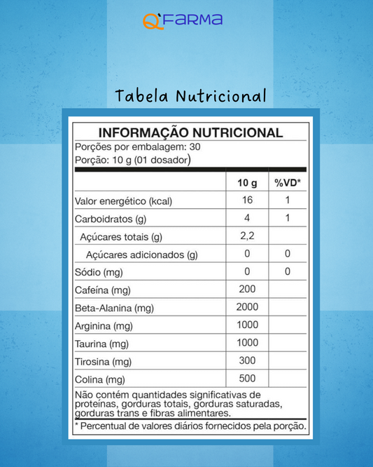 Nutrata NERVOUS Pré Treino 300g