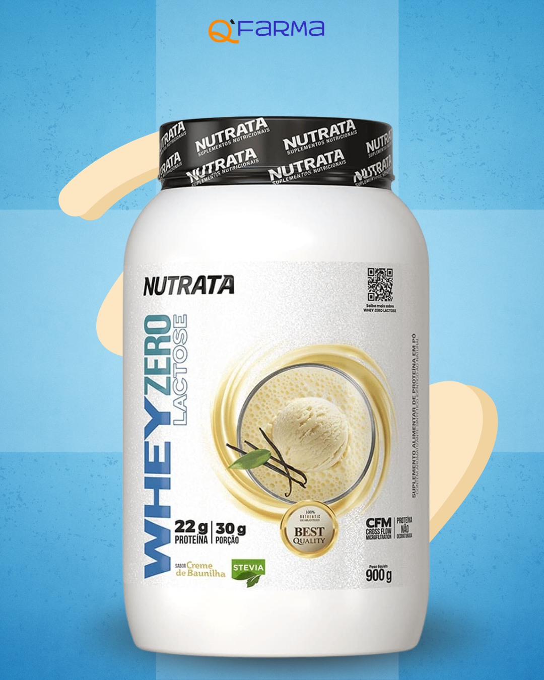Nutrata Whey Zero Lactose 900g