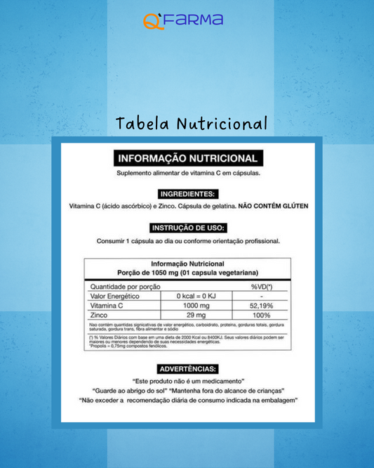 Adaptogen VitaminaC + Zinco (60cps)