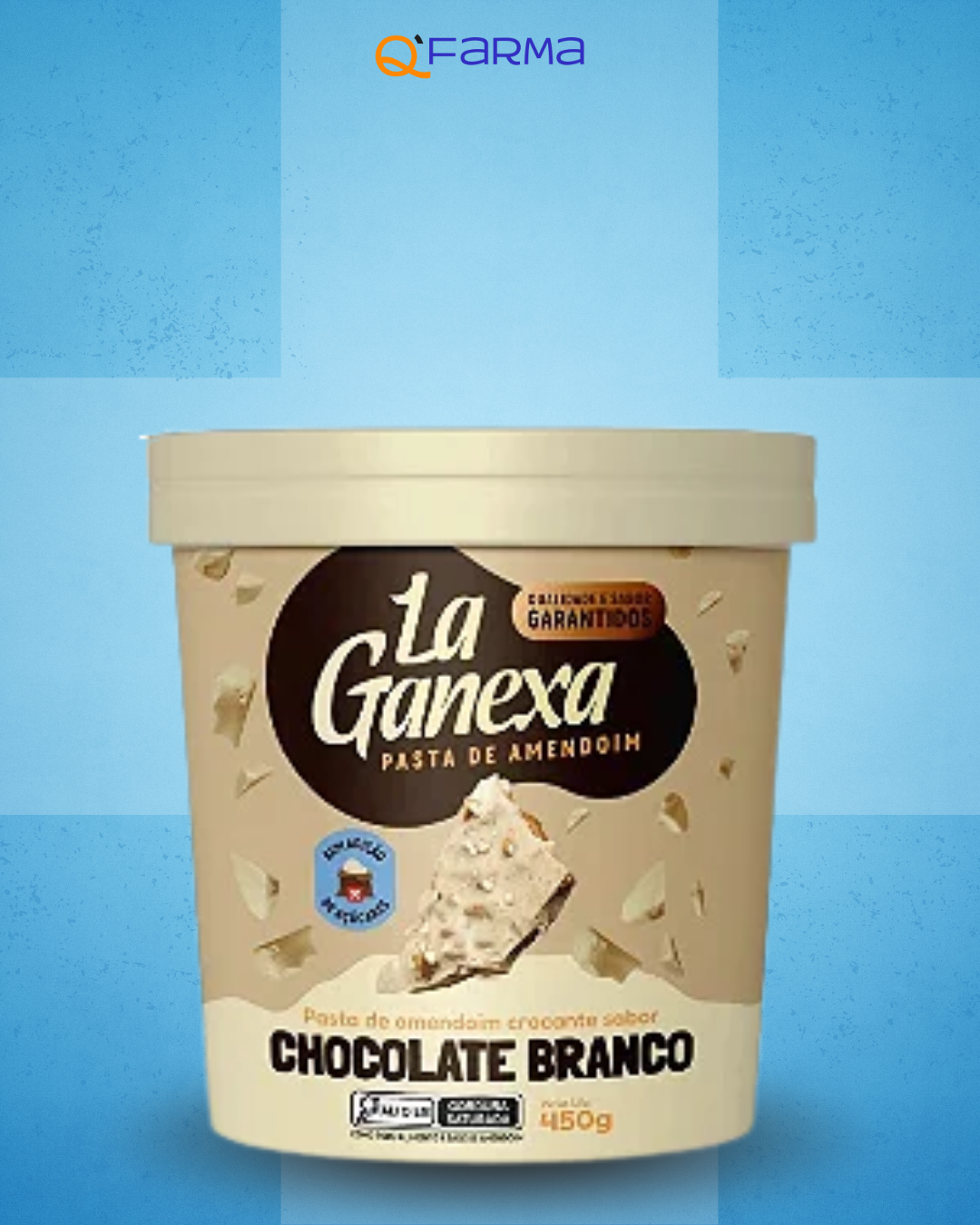 La Ganexa Pasta de Amendoim 450g