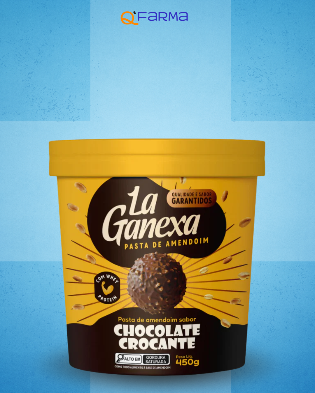 La Ganexa Pasta de Amendoim 450g