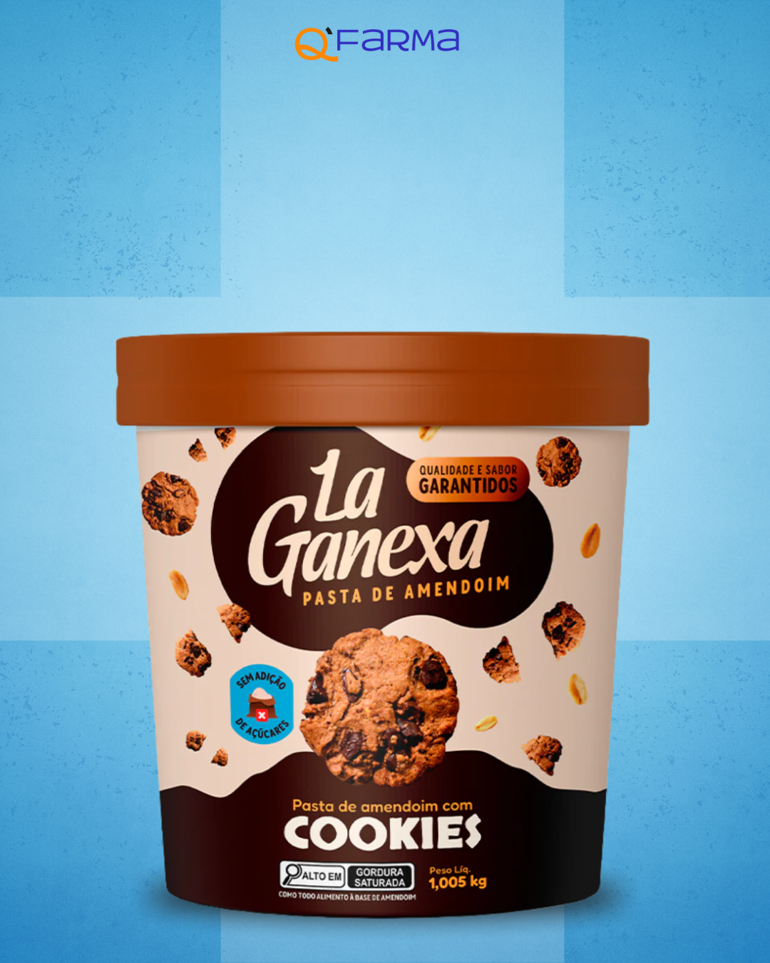 La Ganexa Pasta de Amendoim 450g