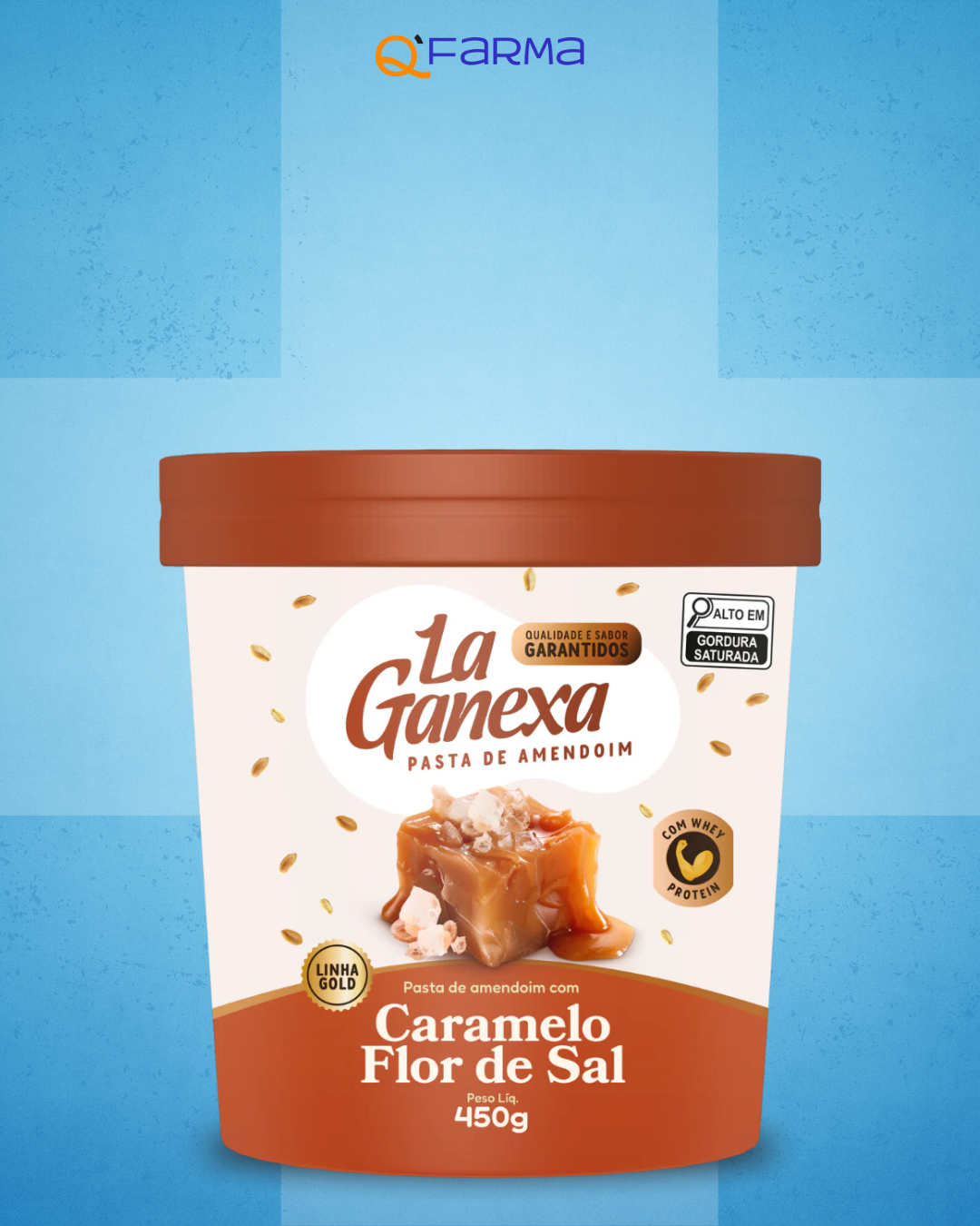 La Ganexa Pasta de Amendoim 450g