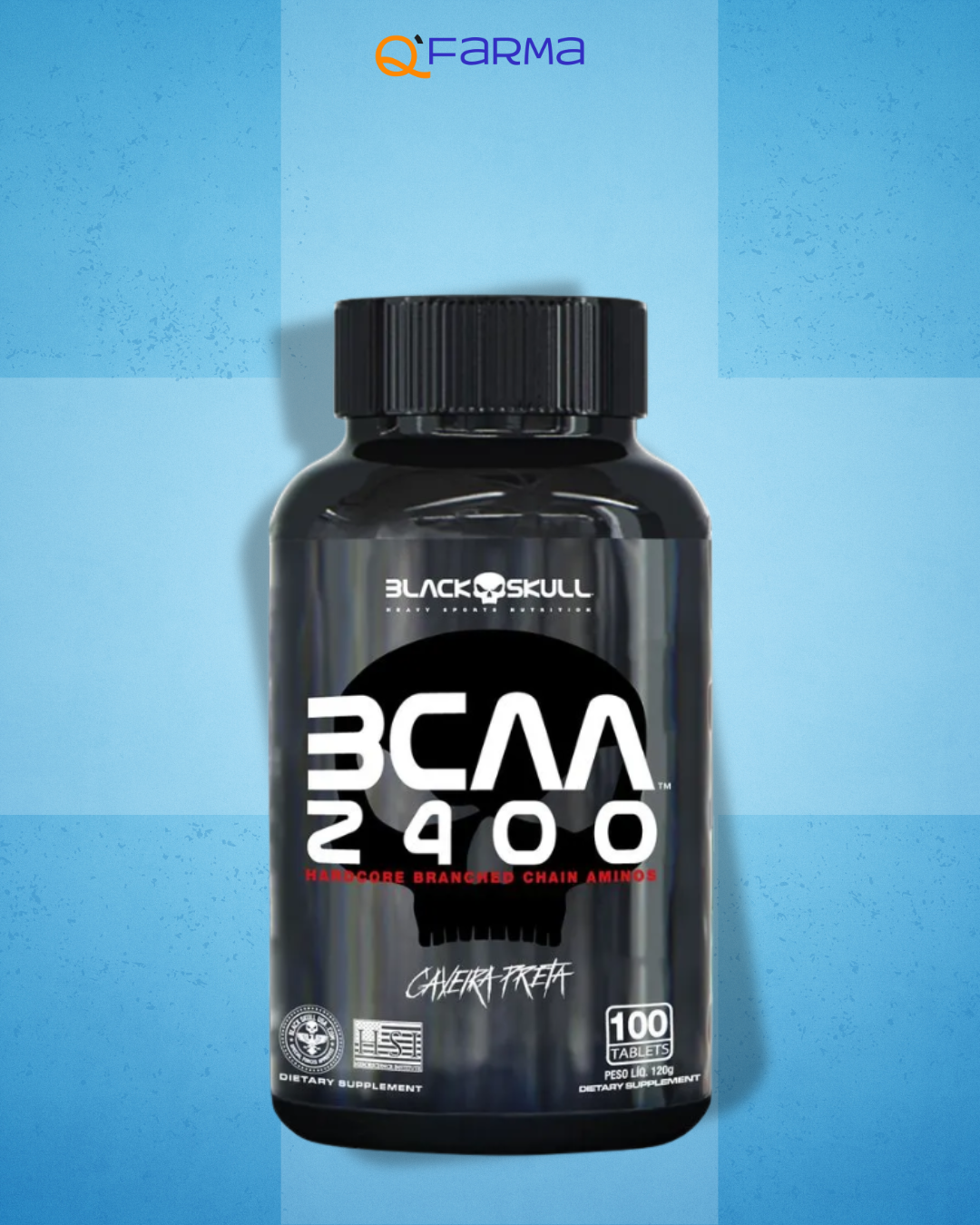 Black Skull BCAA 2400 (100 tabletes)