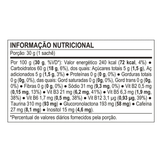 CARB UP PROBIÓTICA COM CAFEÍNA