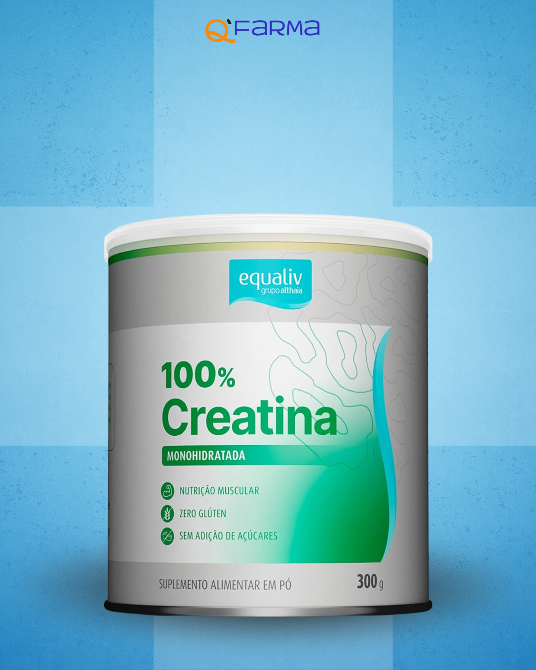 Equaliv Creatina 100% Monohidratada 300g