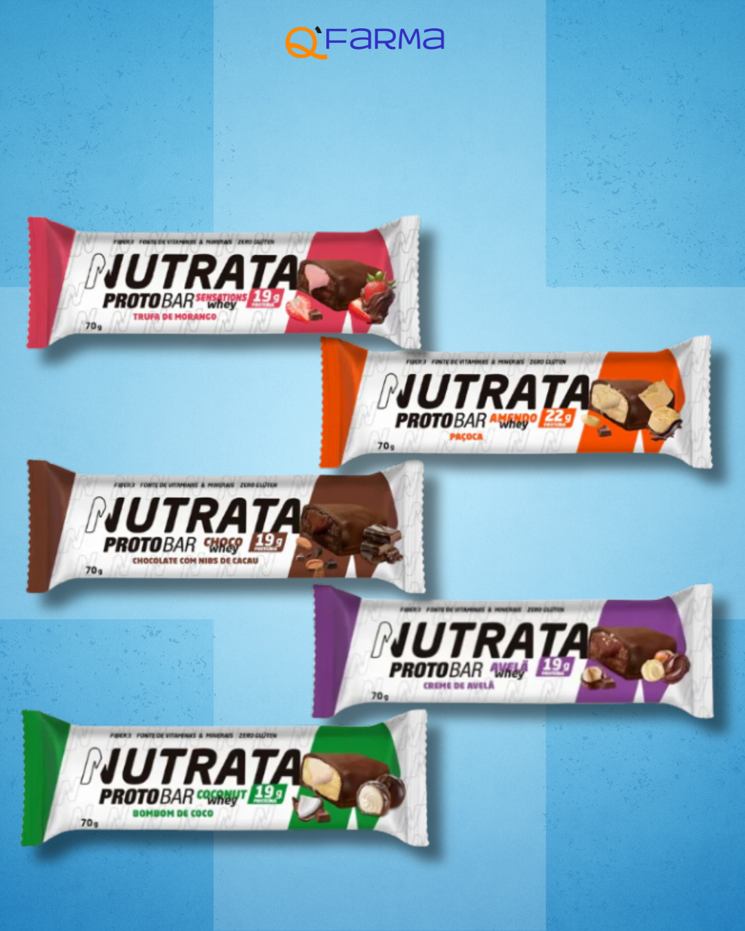 Nutrata ProtoBar Barra de Proteína 70g