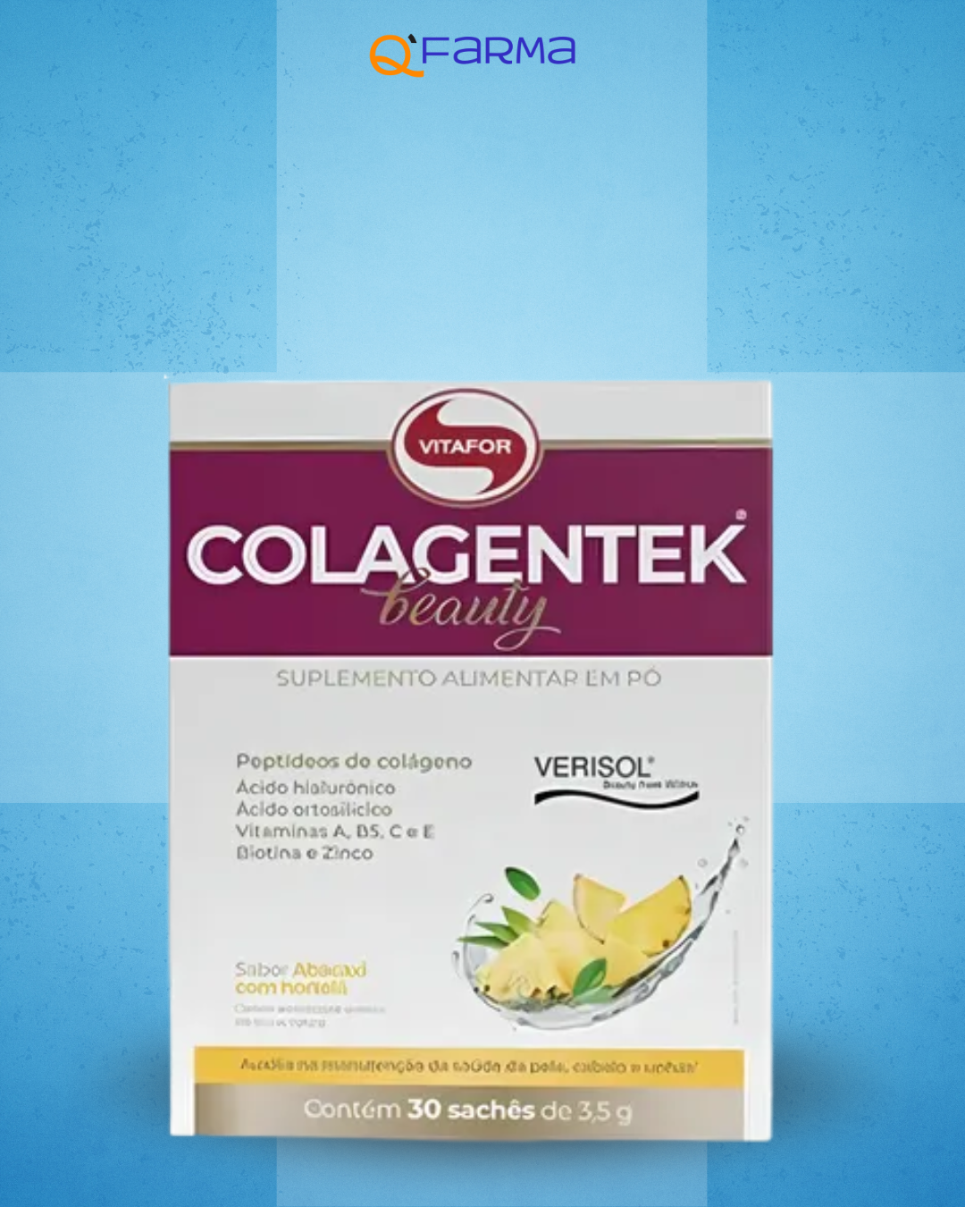 Vitafor COLAGENTEK Beauty (30 sachês de 3,5g)