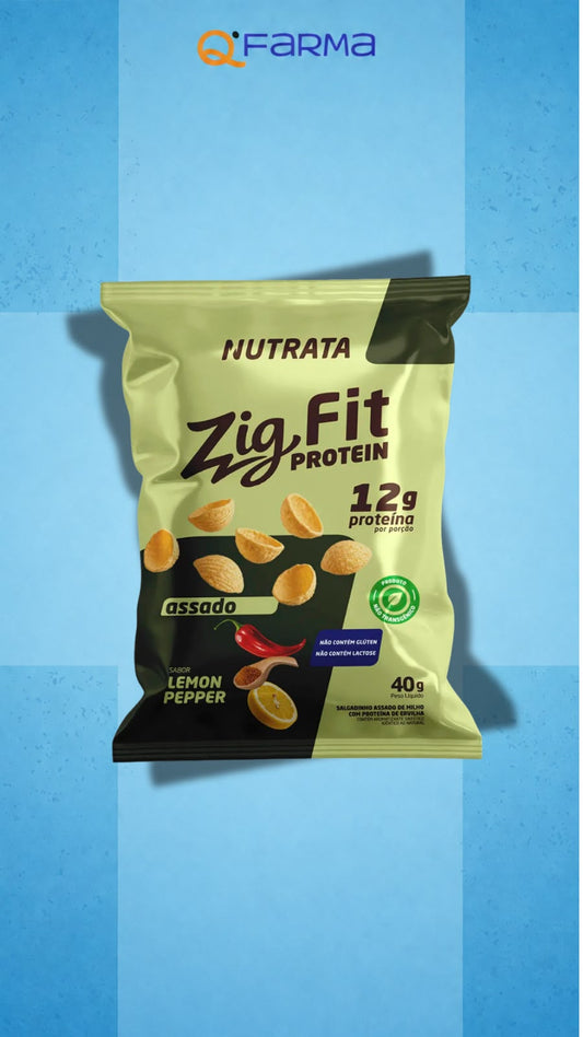 ZIG FIT SALGADINHO PROTEICO NUTRATA 40G
