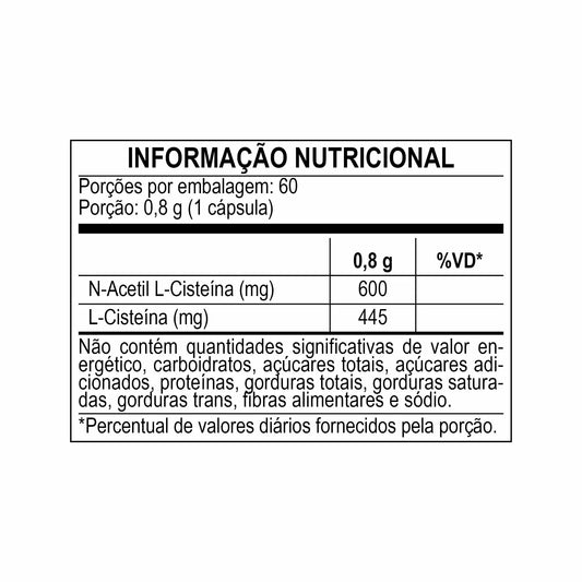 NAC BODYACTION 60 CÁPSULAS