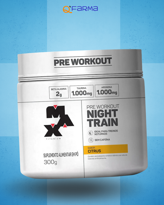 Max Titanium Pre Workout Night Train 300g