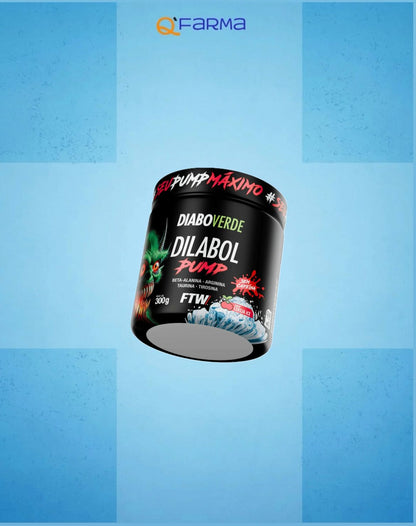 PRÉ TREINO DIABO VERDE DILABOL PUMP SEM CAFEÍNA