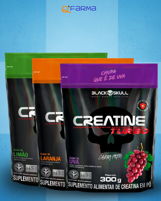 Black Skull Creatina Turbo Refil 300g
