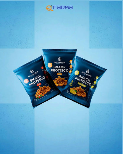 SALGADINHO SNACK PROTEICO OCEAN DROP 40G