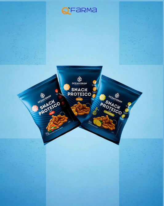 SALGADINHO SNACK PROTEICO OCEAN DROP 40G