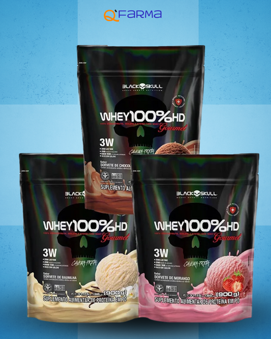 Black Skull Whey 100%HD Gourmet Refil 900g