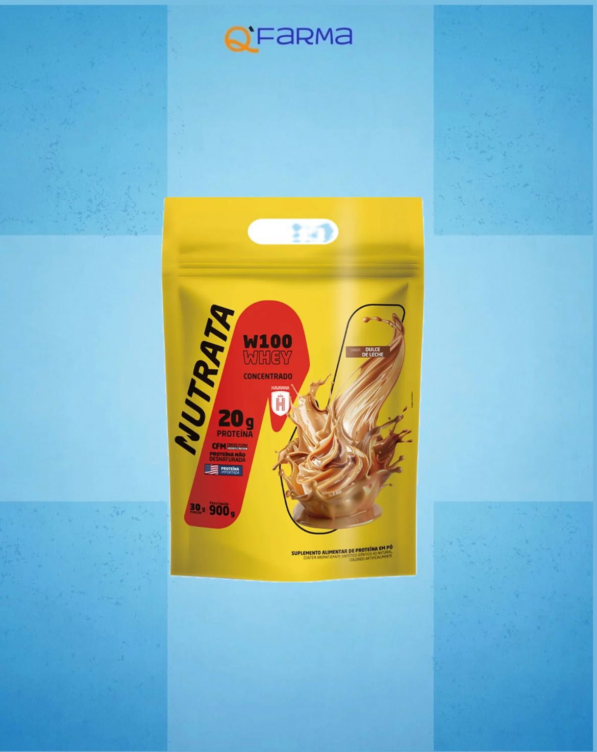 WHEY PROTEIN CONCENTRADO NUTRATA HAVANNA 900G