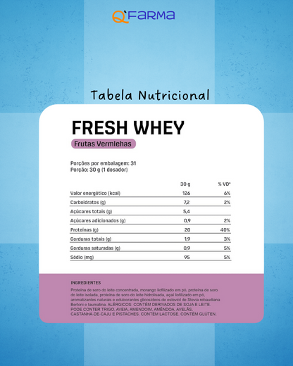 Dux Fresh Whey Frutas Vermelhas 450g