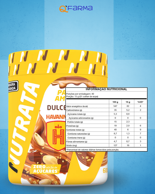 Nutrata Pasta de Amendoim Havanna 600g