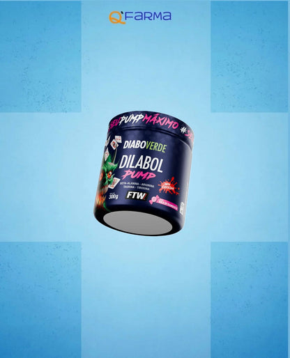 PRÉ TREINO DIABO VERDE DILABOL PUMP SEM CAFEÍNA