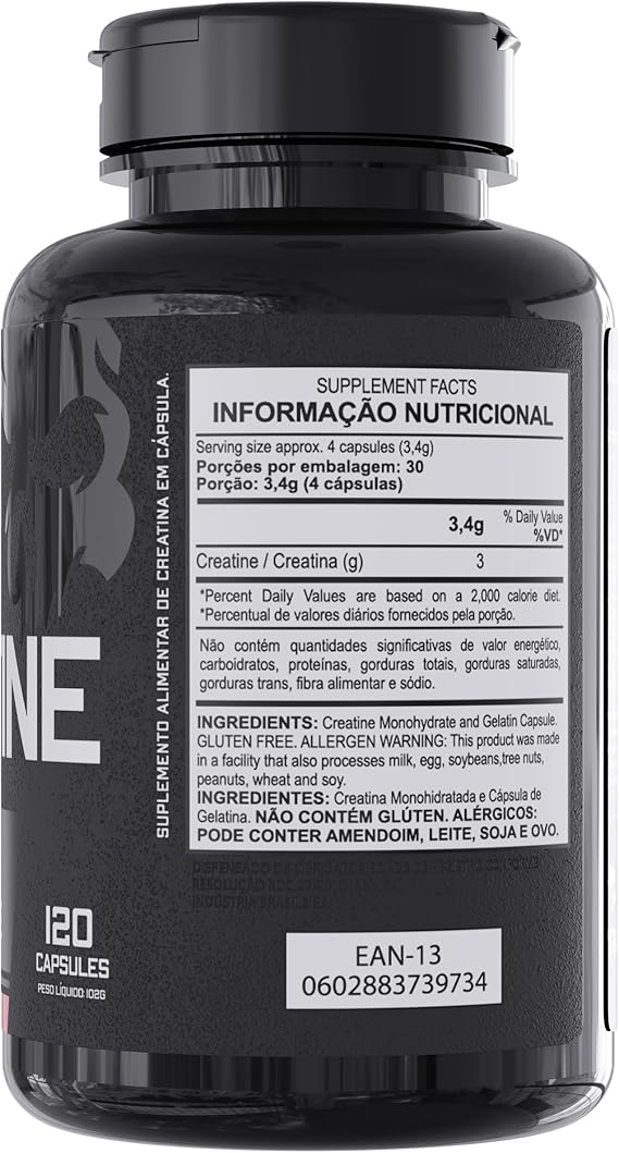CREATINA EM CÁPSULAS DARK LAB 120CAPS