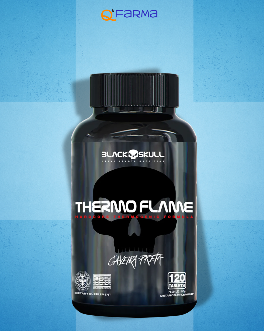 Black Skull Thermo Flame (120tabletes)