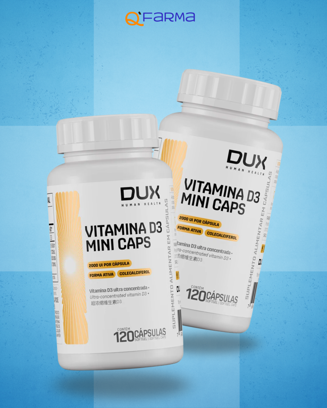 Dux Vitamina D3 Mini Caps (120cps)