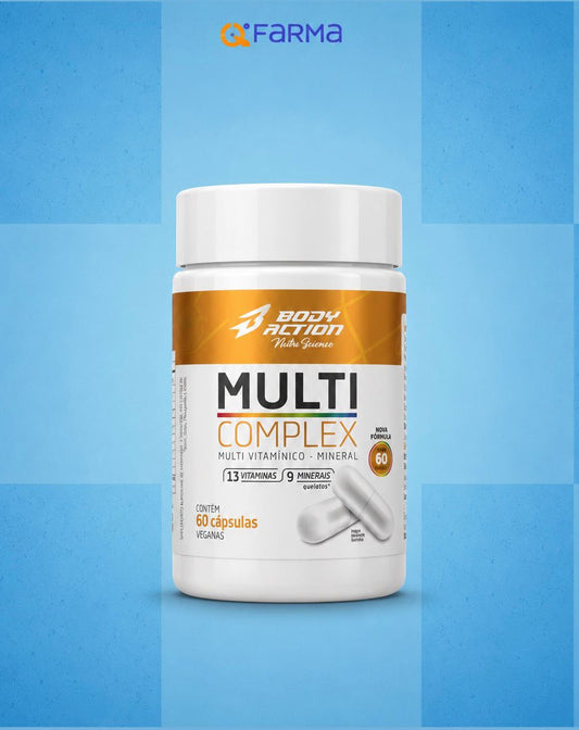 MULTIVITAMÍNICO BODY ACTION 60 CÁPSULAS