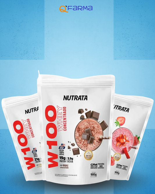 Nutrata W100 Whey Concentrado Refil 900g