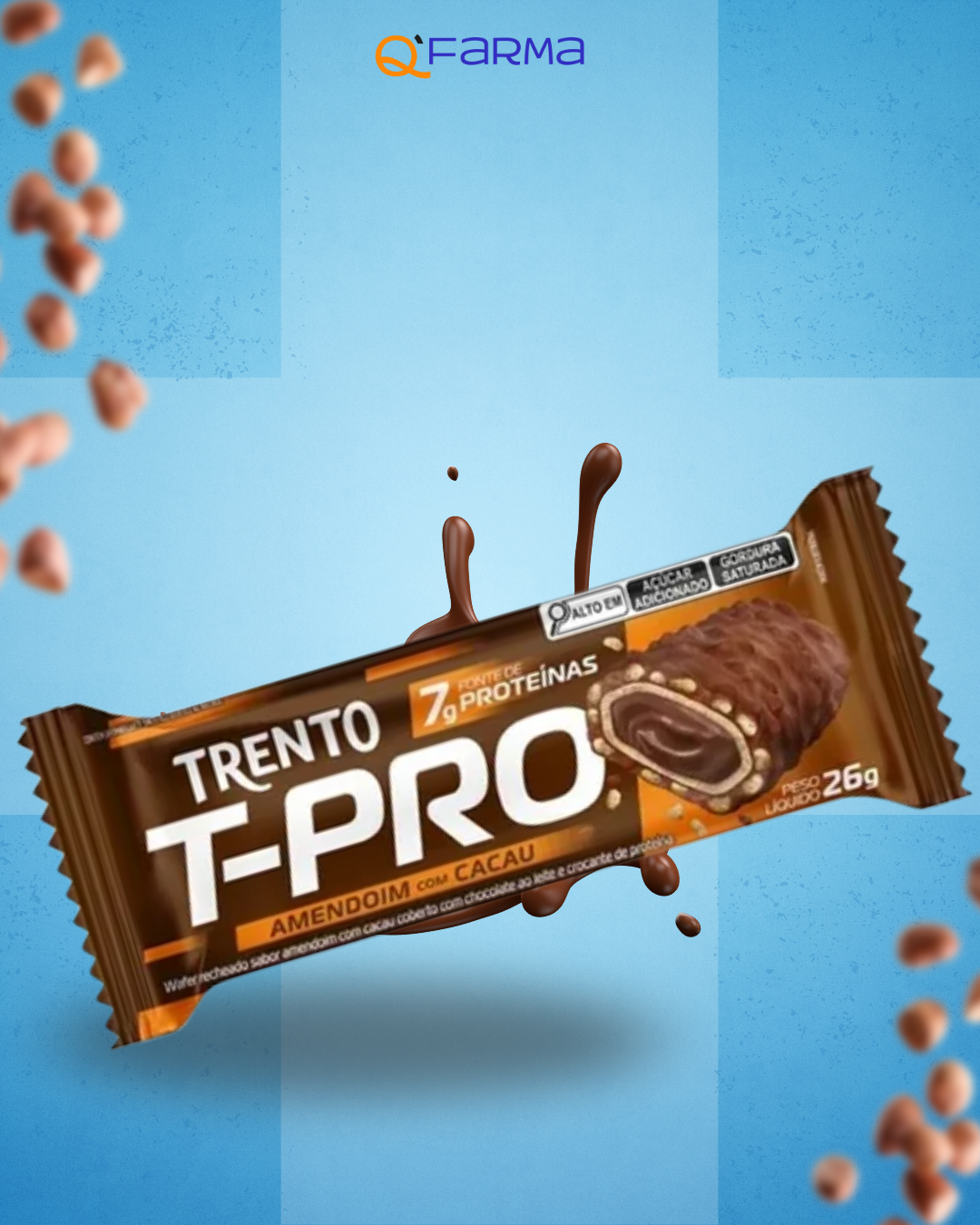 Trento T-PRO Barra de Proteína 26g