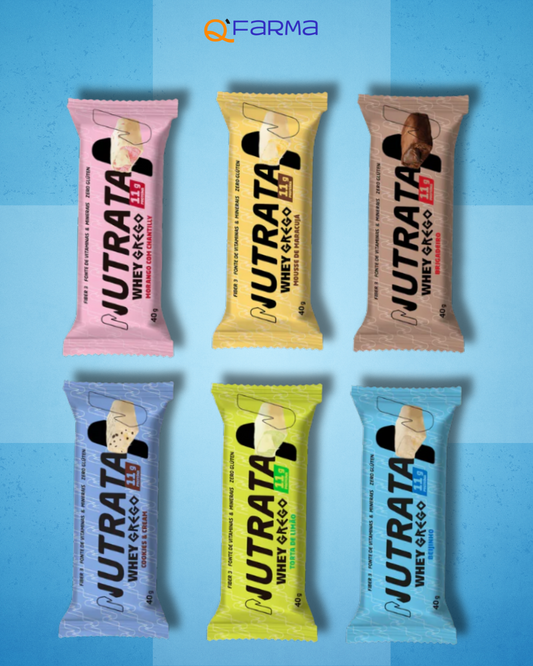 Nutrata Whey Grego Barra de Protreína 40g
