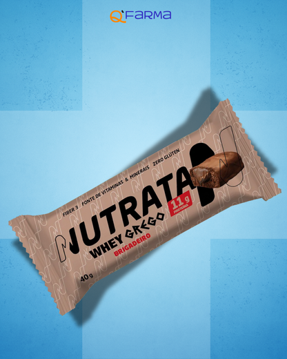 Nutrata Whey Grego Barra de Protreína 40g
