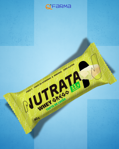 Nutrata Whey Grego Barra de Protreína 40g