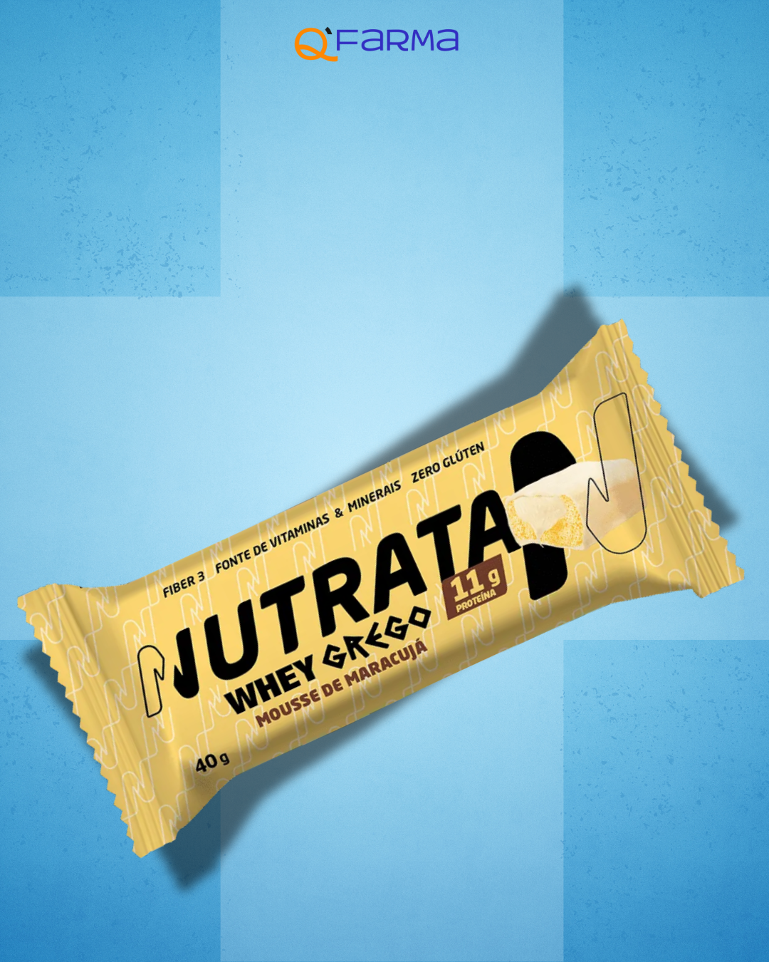 Nutrata Whey Grego Barra de Protreína 40g
