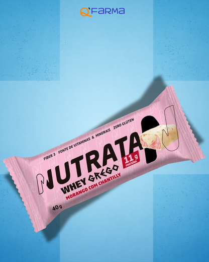 Nutrata Whey Grego Barra de Protreína 40g
