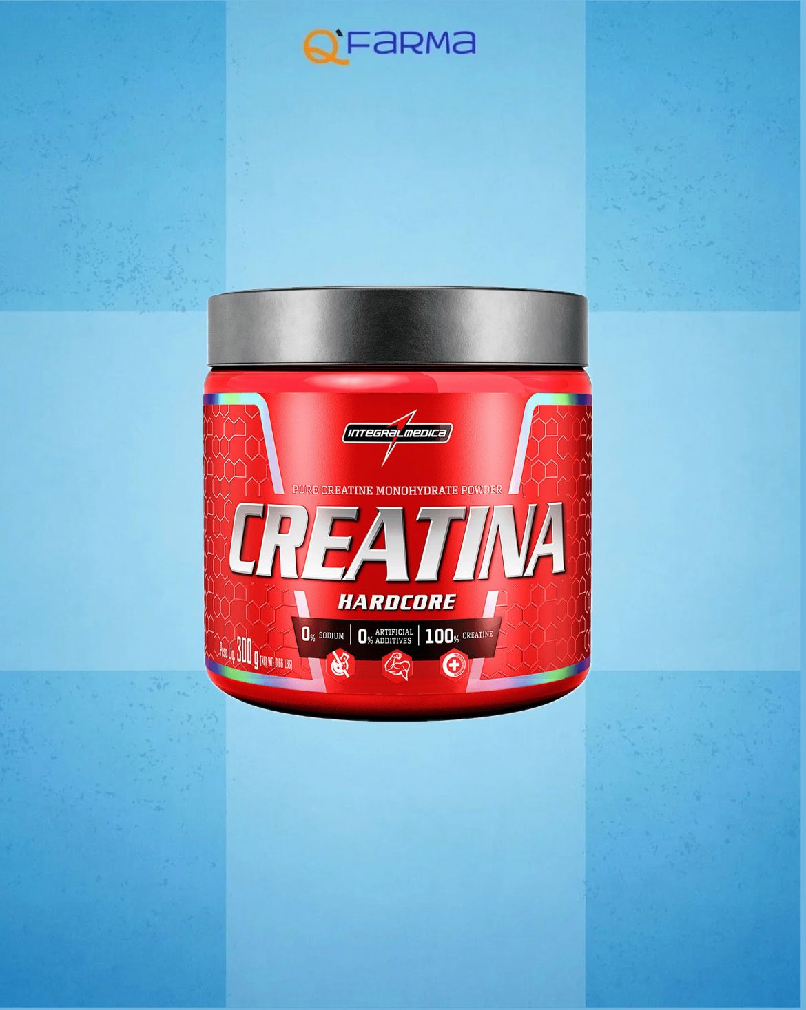 CREATINA 100% PURA INTEGRAL MEDICA 300G