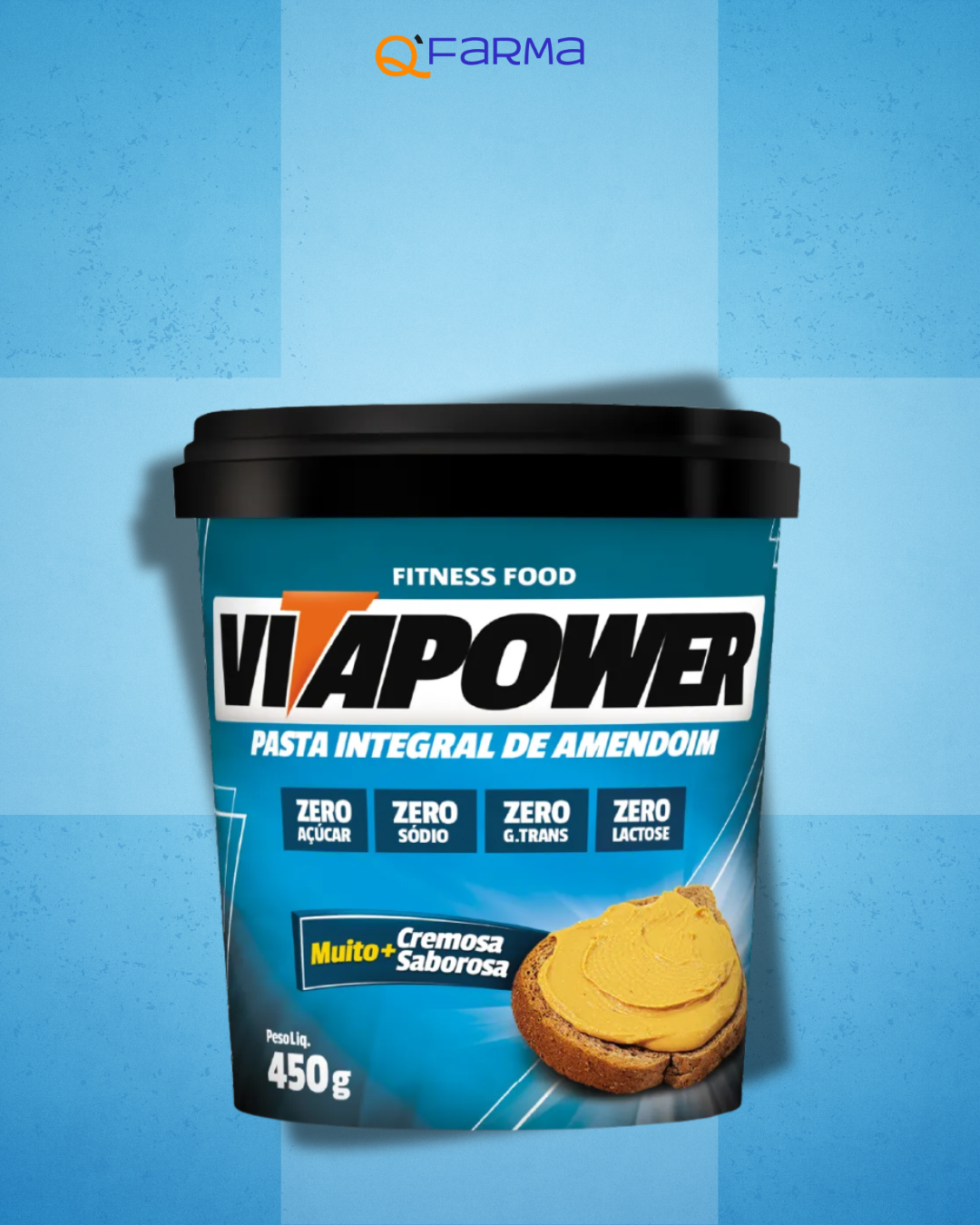 Vitapower Pasta de Amendoim integral 450g