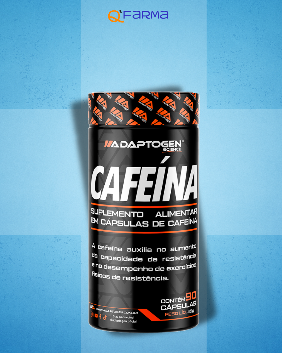 Adaptogen Cafeína (90cps)
