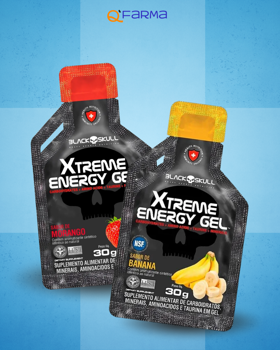 Black Skull Energy Gel 30g