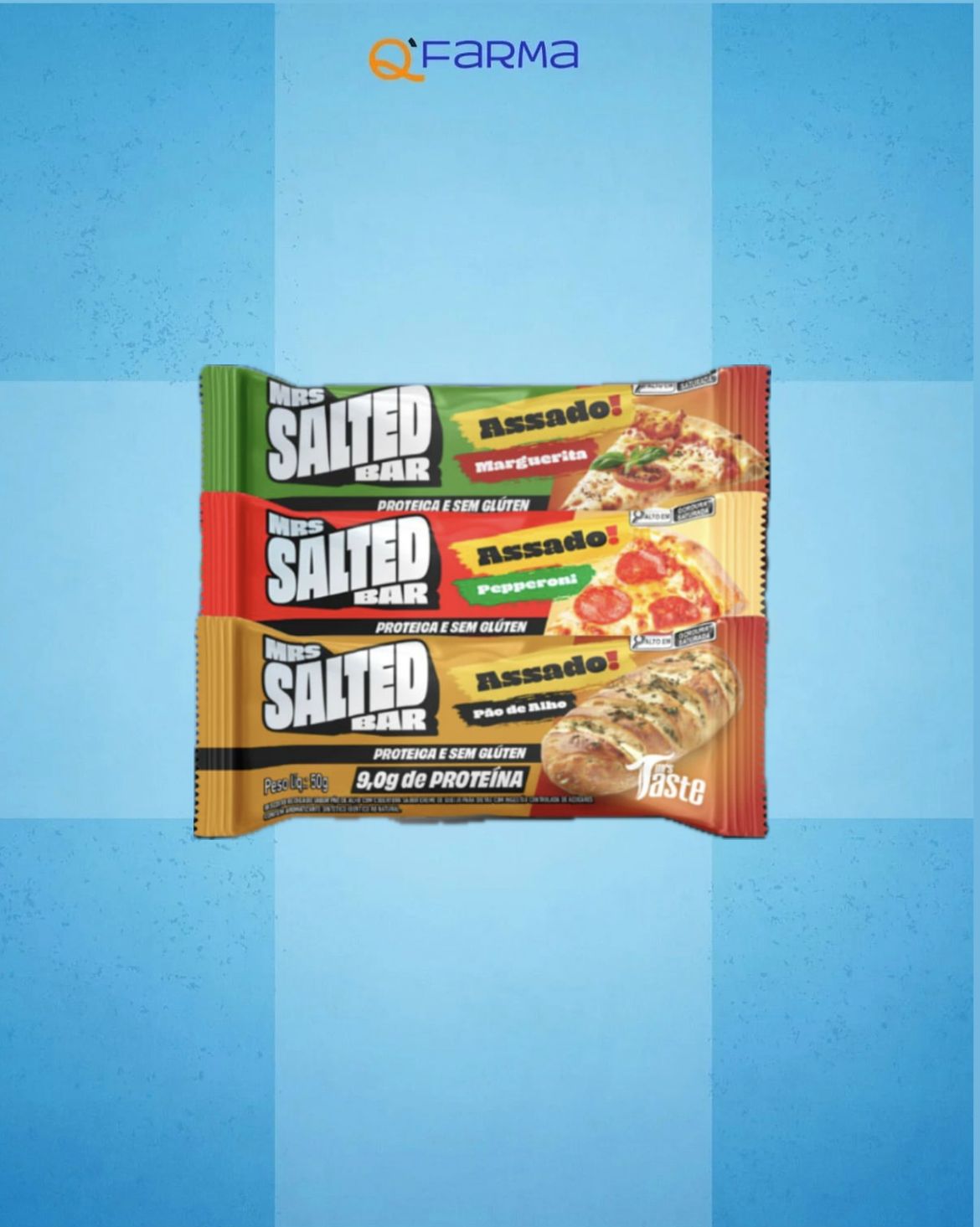 BARRA DE PROTEÍNA SALGADA MRS TASTE 50G
