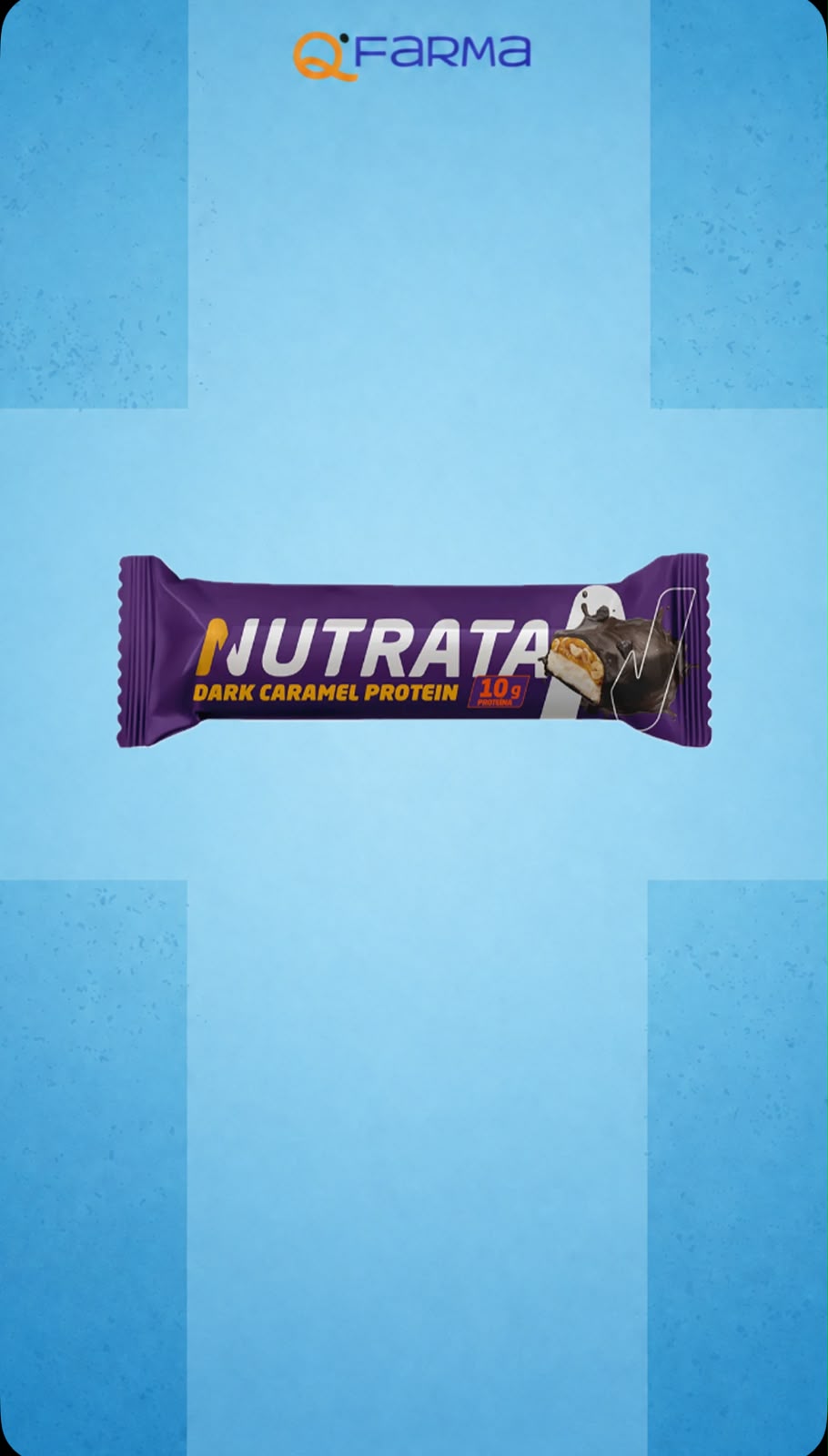BARRA DE PROTEÍNA DARK CARAMEL NUTRATA 45G