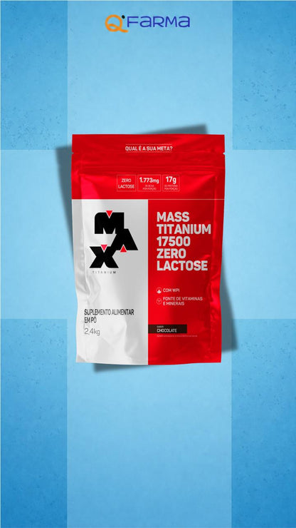 HIPERCALÓRICO MASS TITANIUM ZERO LACTOSE 2,4KG