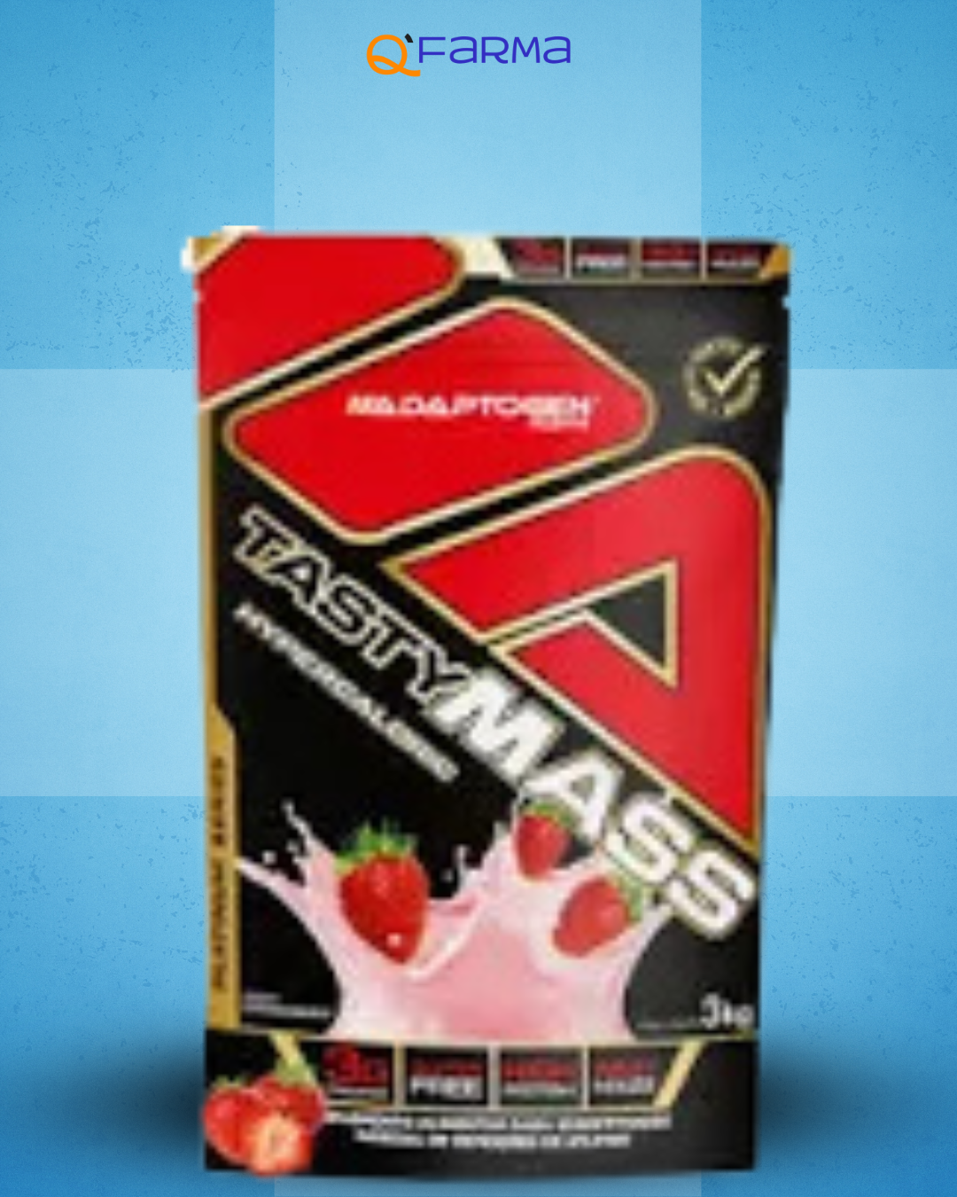 Adaptogen Tasty Mass Hipercalórico Sabores - 3Kg